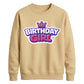 Cute Crown Birthday Girl Happy Birthday Sweatshirt