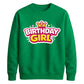Cute Crown Birthday Girl Happy Birthday Sweatshirt