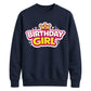 Cute Crown Birthday Girl Happy Birthday Sweatshirt