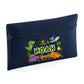 Dinosaur Kids Quadra Pencil Case with Custom Name