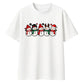 Cute festive five snowman line-up Christmas Oversized T-Shirt