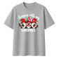 Cute festive gnomies graphic Christmas Oversized T-Shirt