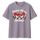 Cute festive gnomies graphic Christmas Oversized T-Shirt