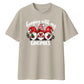 Cute festive gnomies graphic Christmas Oversized T-Shirt