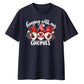 Cute festive gnomies graphic Christmas Oversized T-Shirt