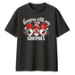 Cute festive gnomies graphic Christmas Oversized T-Shirt