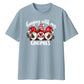 Cute festive gnomies graphic Christmas Oversized T-Shirt