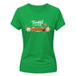 Cute food characters graphic Thanksgiving Ladies T-Shirt
