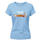 Cute food characters graphic Thanksgiving Ladies T-Shirt