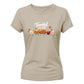 Cute food characters graphic Thanksgiving Ladies T-Shirt