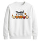Cute food characters graphic Thanksgiving Unisex Sweatshirt