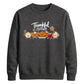 Cute food characters graphic Thanksgiving Unisex Sweatshirt