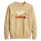 Cute food characters graphic Thanksgiving Unisex Sweatshirt