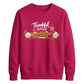 Cute food characters graphic Thanksgiving Unisex Sweatshirt