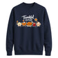 Cute food characters graphic Thanksgiving Unisex Sweatshirt
