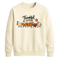 Cute food characters graphic Thanksgiving Unisex Sweatshirt