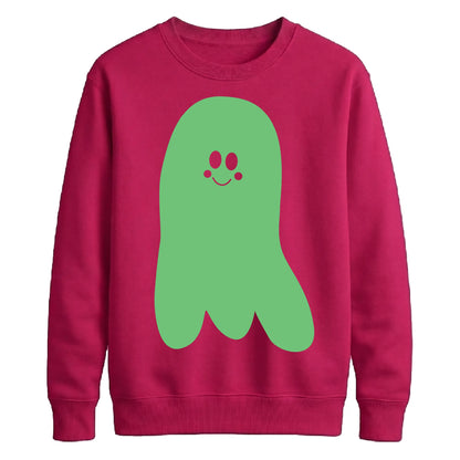 Cute friendly ghost Glow in the Dark Unisex Sweatshirt