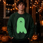 Cute friendly ghost Glow in the Dark Unisex Sweatshirt