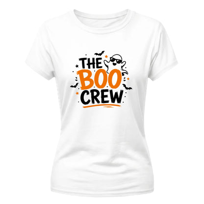 Cute ghost group graphic style Halloween Ladies t-shirt