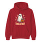 Cute ghost trick or treat bucket Halloween Unisex Hoodie