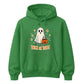 Cute ghost trick or treat bucket Halloween Unisex Hoodie