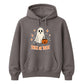 Cute ghost trick or treat bucket Halloween Unisex Hoodie