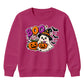 Cute ghost witch hat boo graphic Halloween Kids Sweatshirt