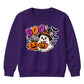 Cute ghost witch hat boo graphic Halloween Kids Sweatshirt