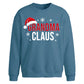Cute Grandma Claus Graphic Christmas Oversized Sweatshirt