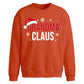 Cute Grandma Claus Graphic Christmas Oversized Sweatshirt