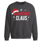Cute Grandma Claus Graphic Christmas Oversized Sweatshirt