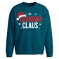 Cute Grandma Claus Graphic Christmas Oversized Sweatshirt