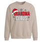 Cute Grandma Claus Graphic Christmas Oversized Sweatshirt