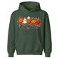 Cute kawaii fall vibes characters Halloween Kids Hoodie