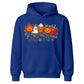 Cute kawaii fall vibes characters Halloween Kids Hoodie