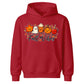 Cute kawaii fall vibes characters Halloween Kids Hoodie