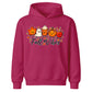 Cute kawaii fall vibes characters Halloween Kids Hoodie
