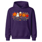 Cute kawaii fall vibes characters Halloween Kids Hoodie