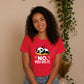 Cute Lazy Panda No You Do It Slogan Graphic Unisex T-Shirt
