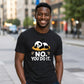 Cute Lazy Panda No You Do It Slogan Graphic Unisex T-Shirt