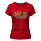 Cute leopard print LOVE pumpkin Thanksgiving Ladies T-Shirt