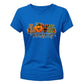 Cute leopard print LOVE pumpkin Thanksgiving Ladies T-Shirt