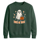 Cute little ghost trick or treat Halloween Unisex Sweatshirt