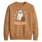 Cute little ghost trick or treat Halloween Unisex Sweatshirt