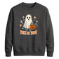 Cute little ghost trick or treat Halloween Unisex Sweatshirt