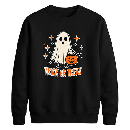 Cute little ghost trick or treat Halloween Unisex Sweatshirt