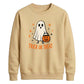 Cute little ghost trick or treat Halloween Unisex Sweatshirt