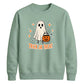 Cute little ghost trick or treat Halloween Unisex Sweatshirt
