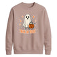 Cute little ghost trick or treat Halloween Unisex Sweatshirt