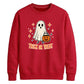 Cute little ghost trick or treat Halloween Unisex Sweatshirt